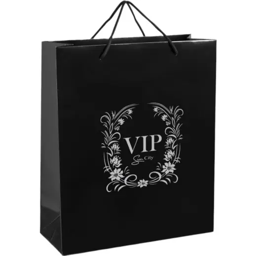 Altitude Dazzle Maxi Paper Gift Bag Black Branded